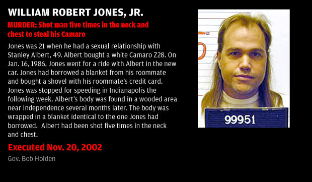 Executed Nov. 20, 2002: William Robert Jones, Jr.